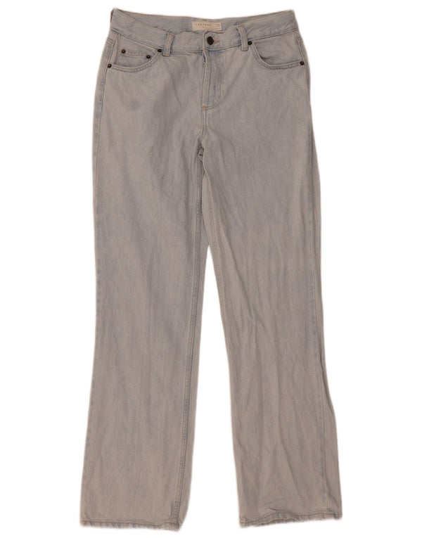 Женские прямые джинсы Topshop UK 12 Medium W30 L32, синие, хлопок