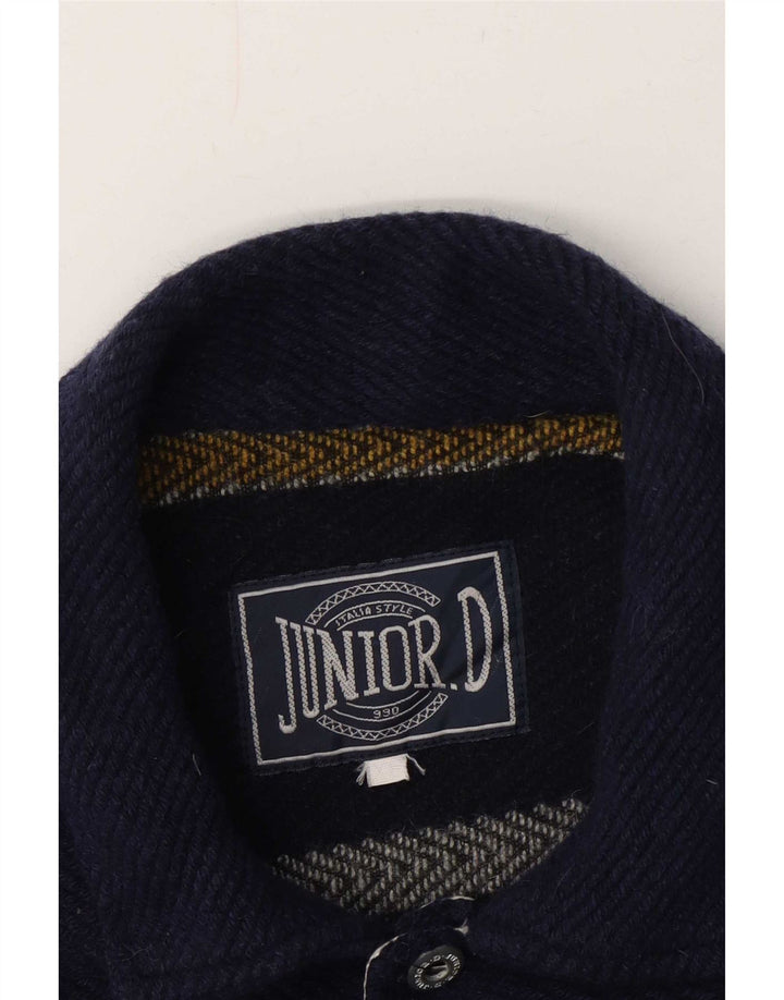 Куртка-бомбер для мальчиков Junior.D 15-16 лет, темно-синяя в полоску