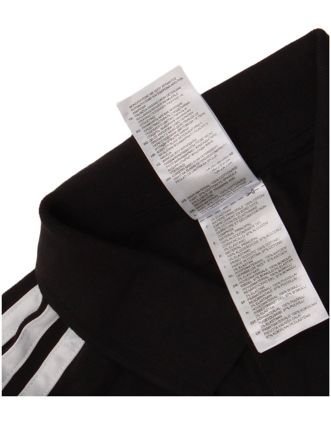 Мужская рубашка поло Adidas, маленькая черная, хлопок