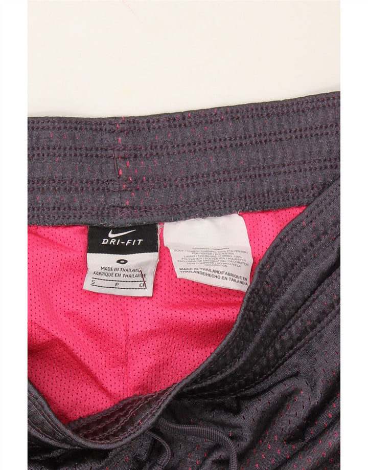 NIKE Womens Dri Fit Sport Shorts UK 10 Small Navy Blue Polyester Vintage Nike and Second-Hand Nike from Messina Hembry 