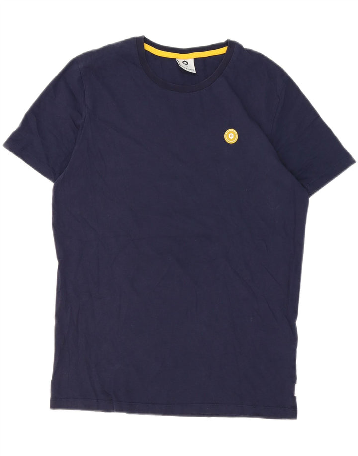 Мужская футболка Jack & Jones Top среднего размера, темно-синяя, хлопок