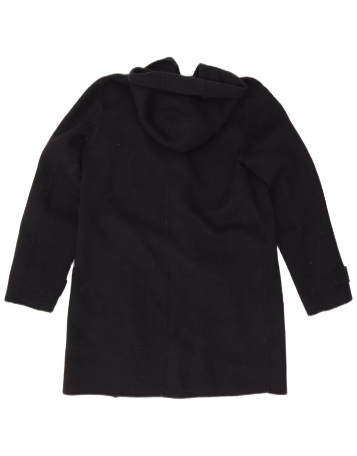 Женское пальто с капюшоном Zara UK 14, средний черный