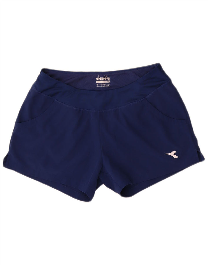 Женские спортивные шорты Diadora UK 14, средний темно-синий полиэстер