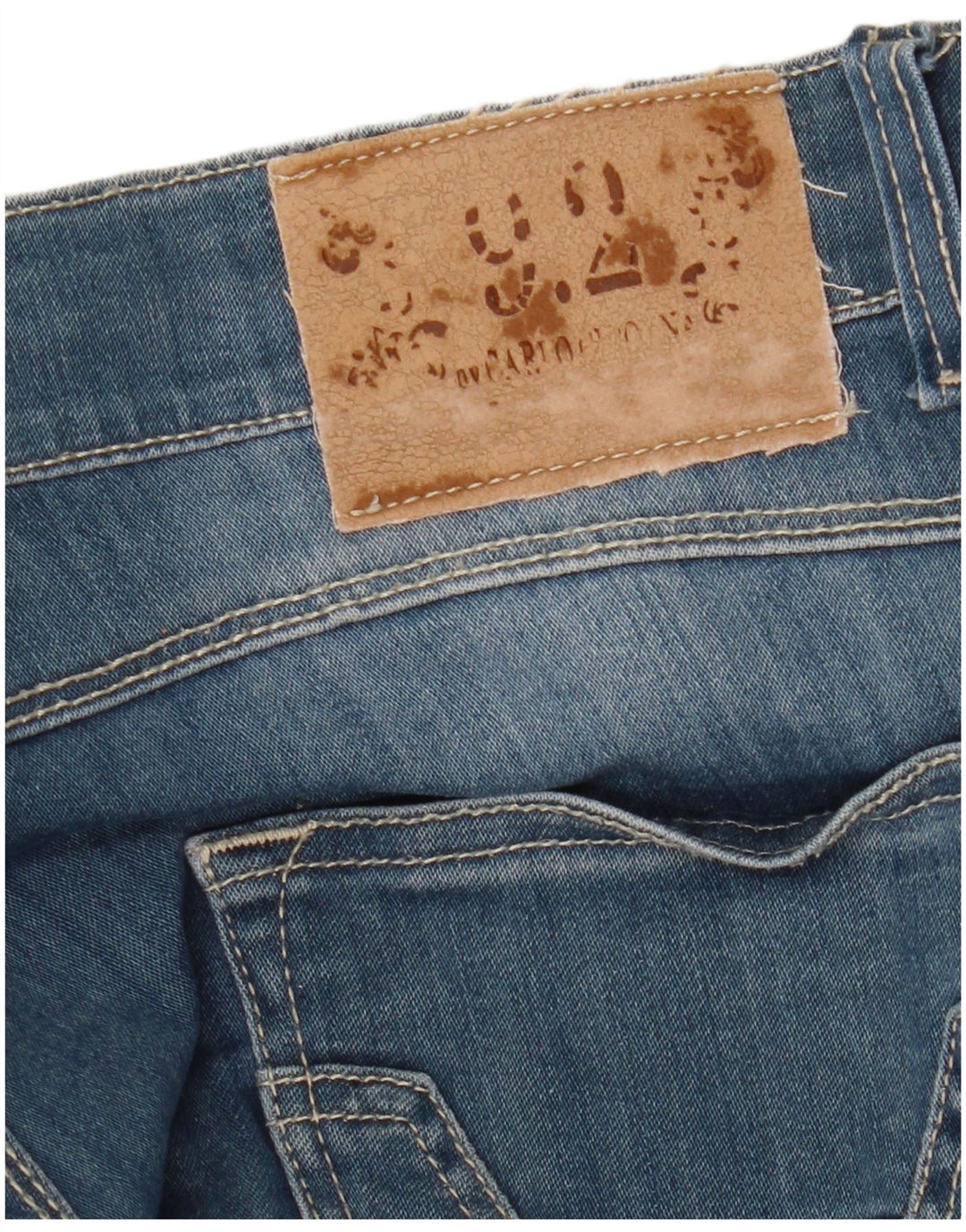 Мужские зауженные джинсы 9.2 BY CARLO CHIONNA W36 L30 синие