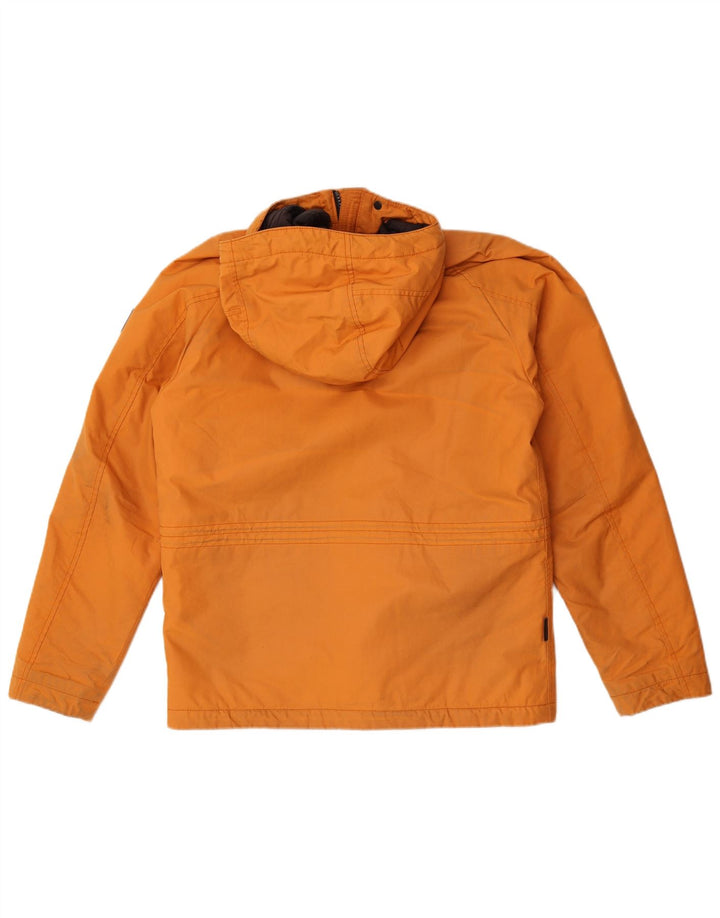 Мужская куртка Woolrich с капюшоном UK 38, средний оранжевый хлопок