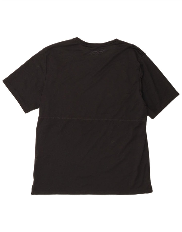 Мужская футболка Nike Dri Fit, средний черный полиэстер