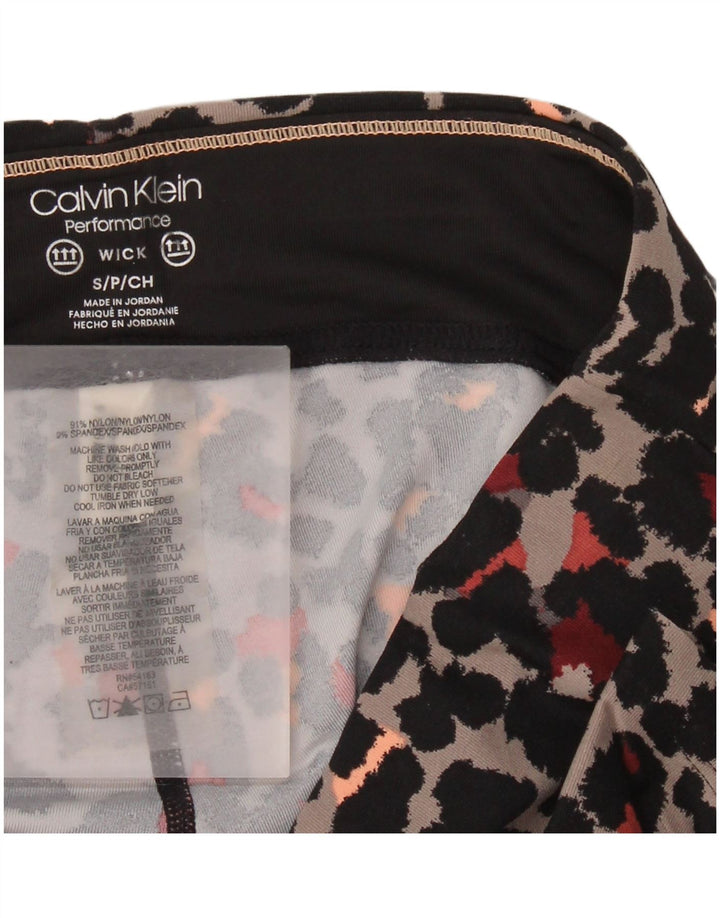 Женские леггинсы Calvin Klein Performance UK 10, маленький размер, серый нейлон