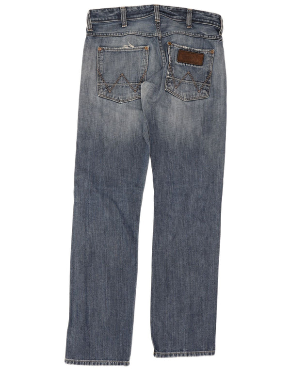 Женские прямые джинсы Wrangler W32 L34, синий хлопок