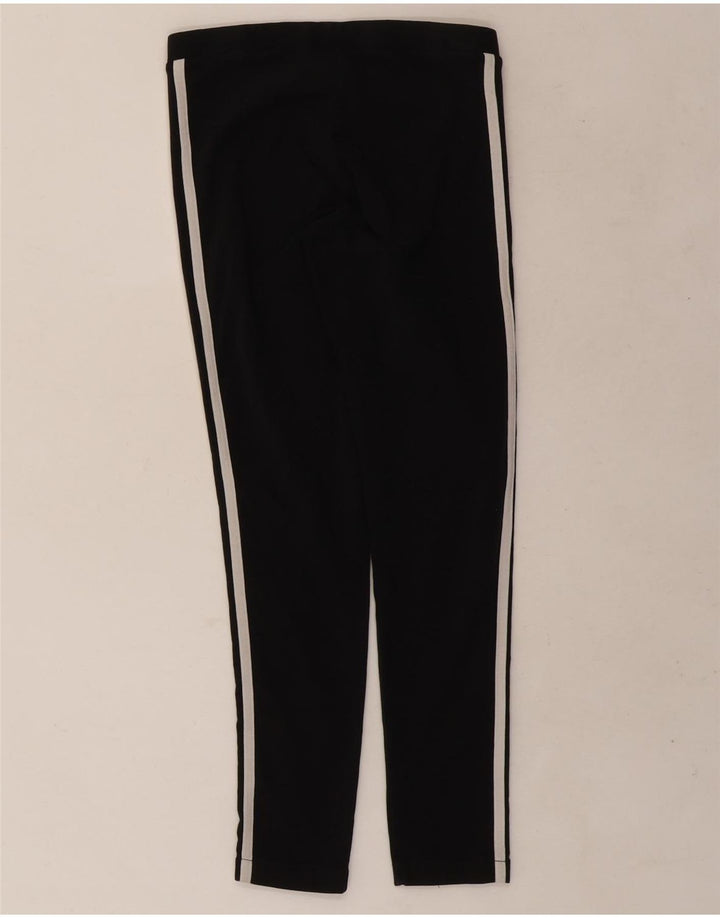 Женские леггинсы Adidas UK 8, маленькие черные хлопковые