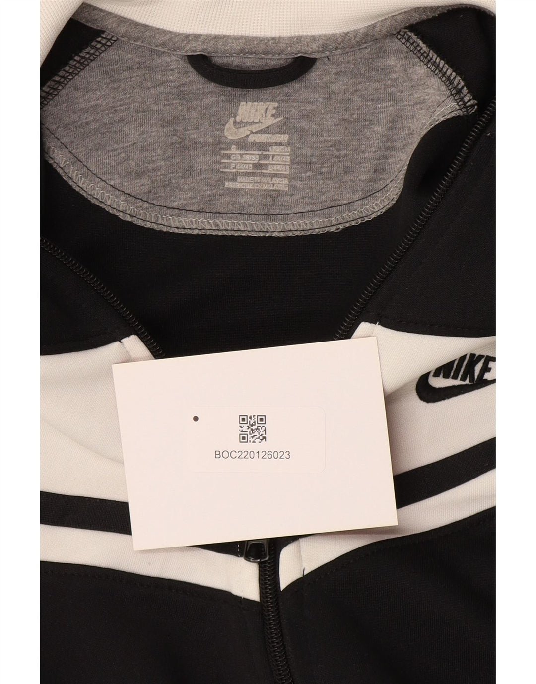 Мужской спортивный костюм Nike Top Jacket UK 36/38, маленький черный, цветной блок