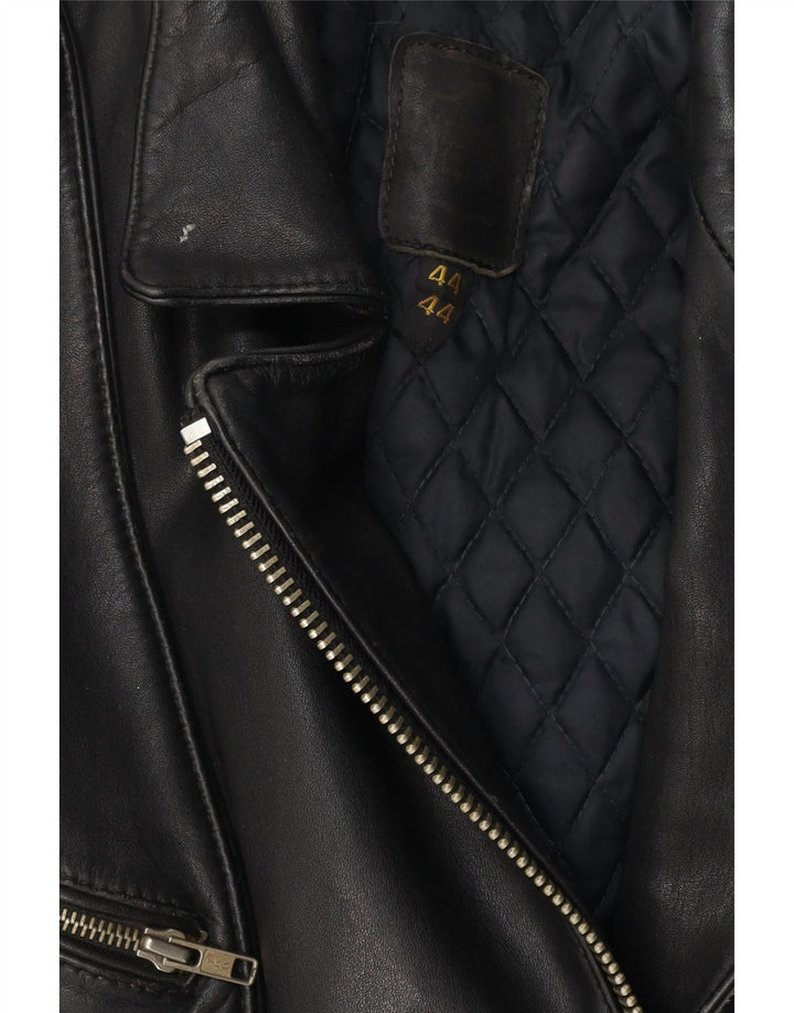 Винтажная женская кожаная косуха IT 44 Medium Black Leather