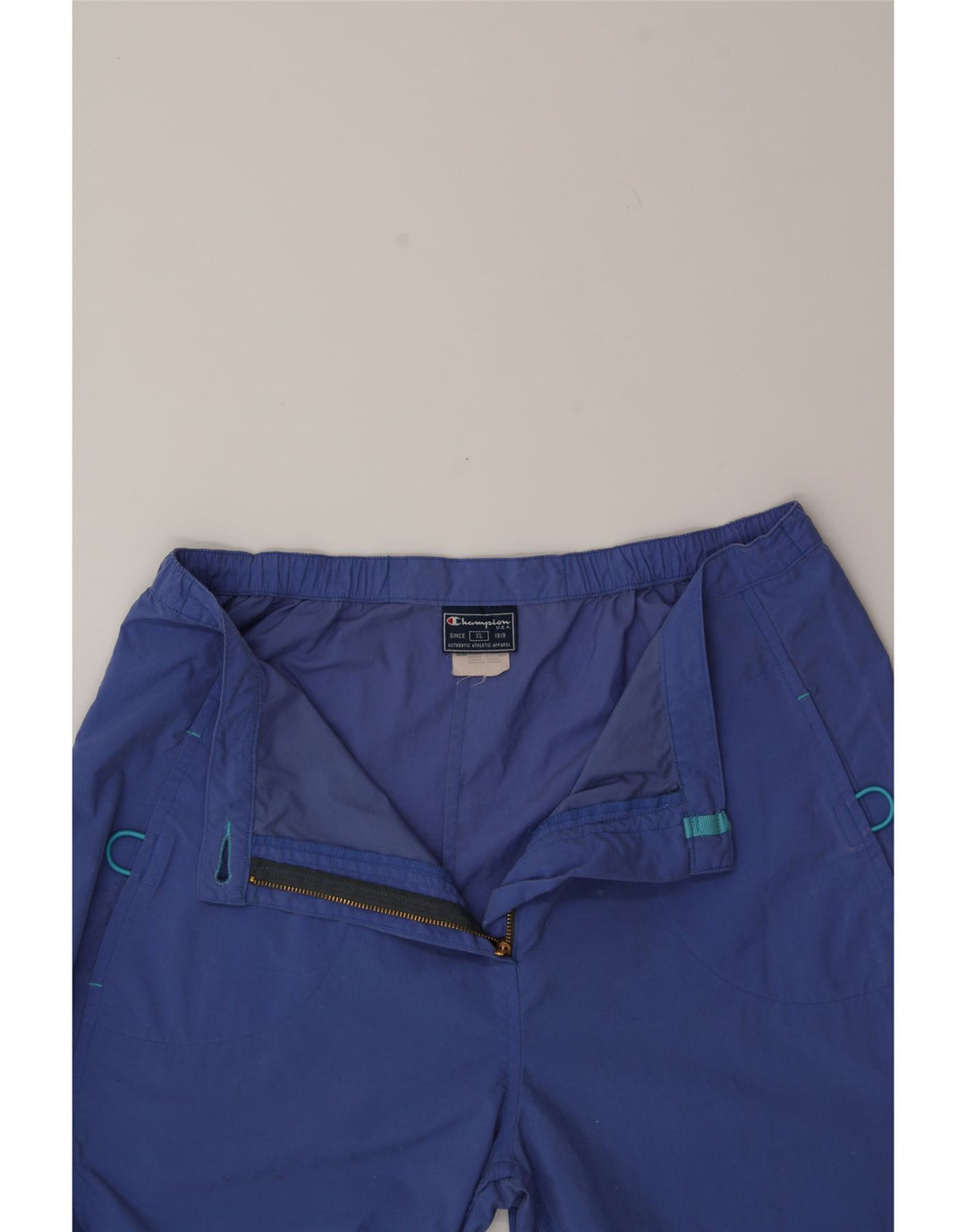 CHAMPION Womens Tracksuit Trousers UK 18 XL Blue Polyamide Vintage Champion and Second-Hand Champion from Messina Hembry 