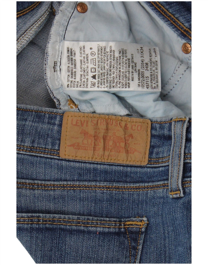 Женские джинсы Levi's 572 Bootcut W31 L34 Синие, хлопок