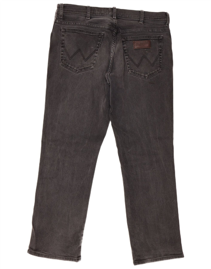Мужские прямые джинсы WRANGLER Texas W38 L30, черный хлопок