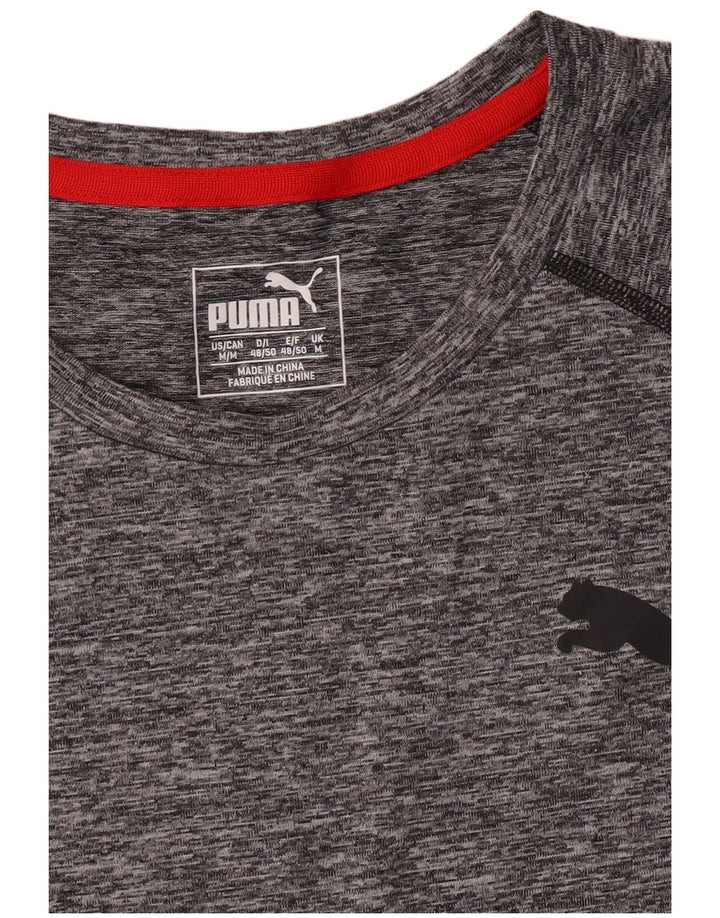 Мужская футболка PUMA, средний серый в крапинку