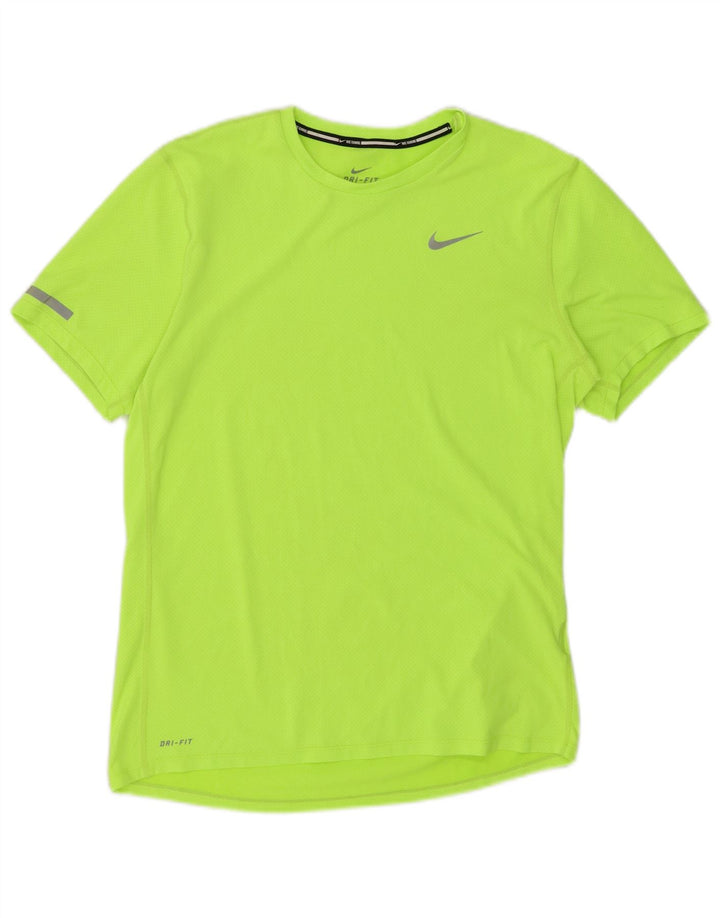Мужская футболка NIKE Dri Fit, маленький зеленый цвет
