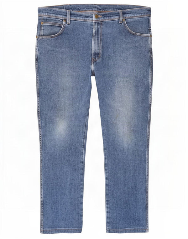 Мужские укороченные джинсы стандартного кроя Wrangler W38 L26, синие, хлопок