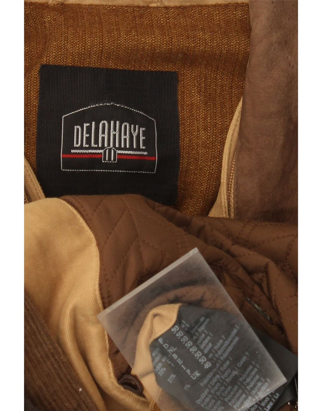 Мужская куртка Delahaye Utility UK 40, большая, бежевый, хлопок