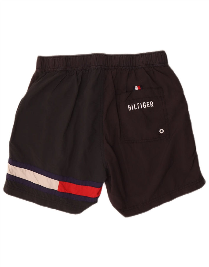 Мужские шорты для плавания Tommy Hilfiger, маленькие серые, полиамид с цветными блоками