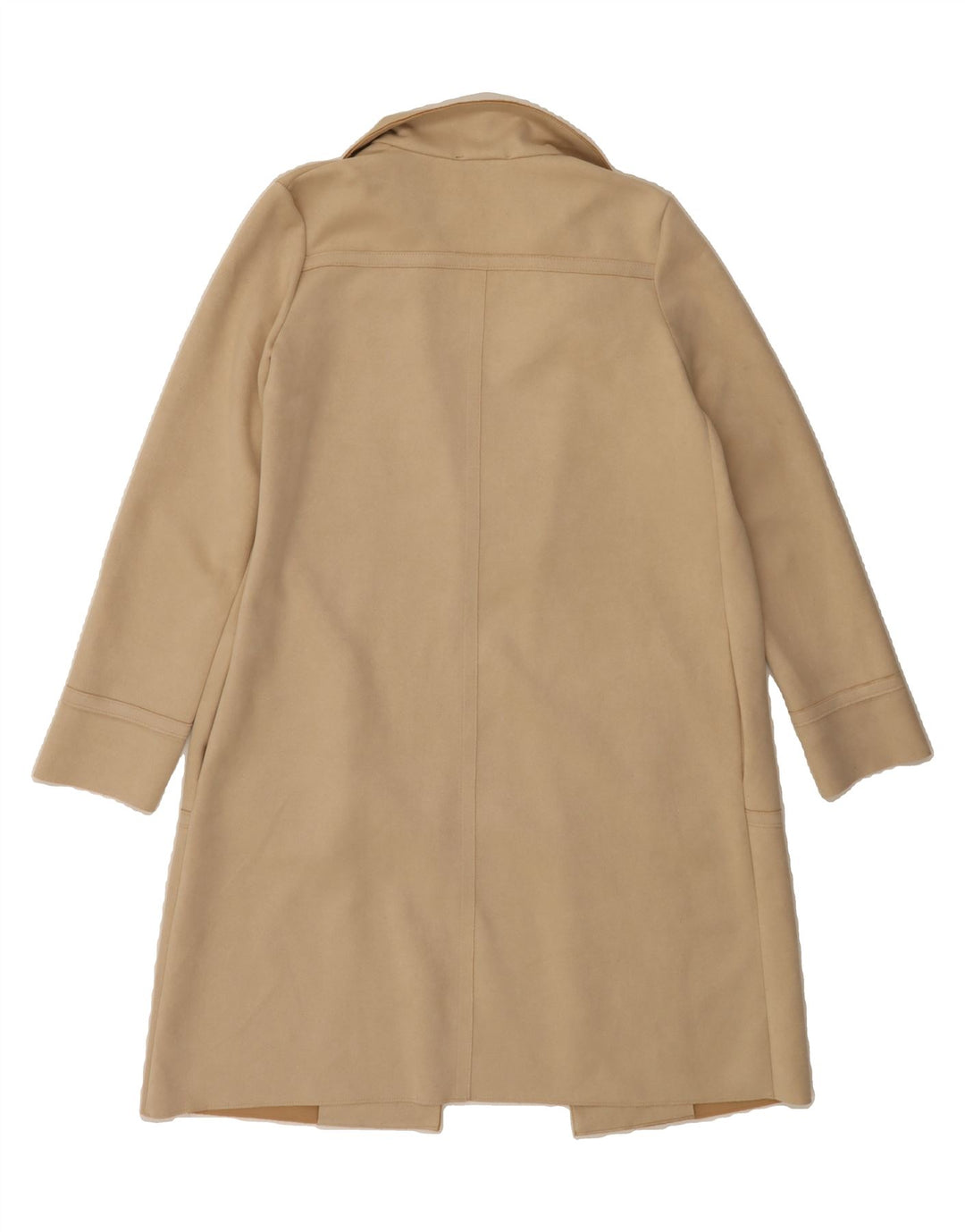 ZARA Womens Open Overcoat UK 6 XS Beige Vintage Zara and Second-Hand Zara from Messina Hembry 