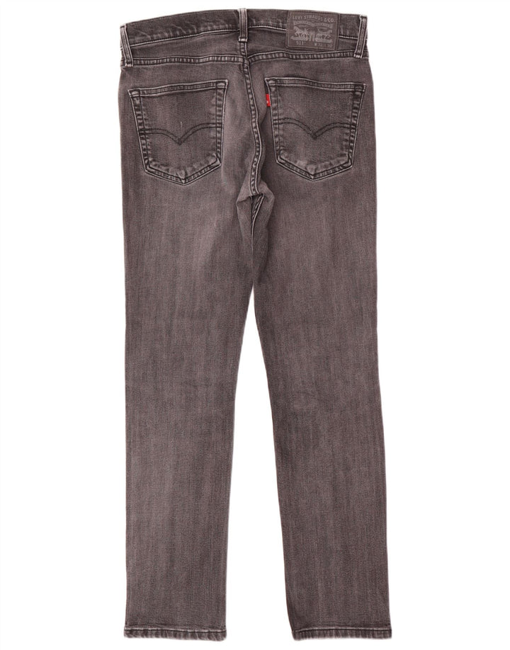 Мужские джинсы Levi's 511 Slim W32 L30 Серые хлопковые