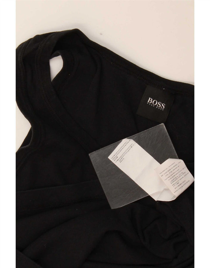 Мужской жилет Hugo Boss XS, черный хлопок