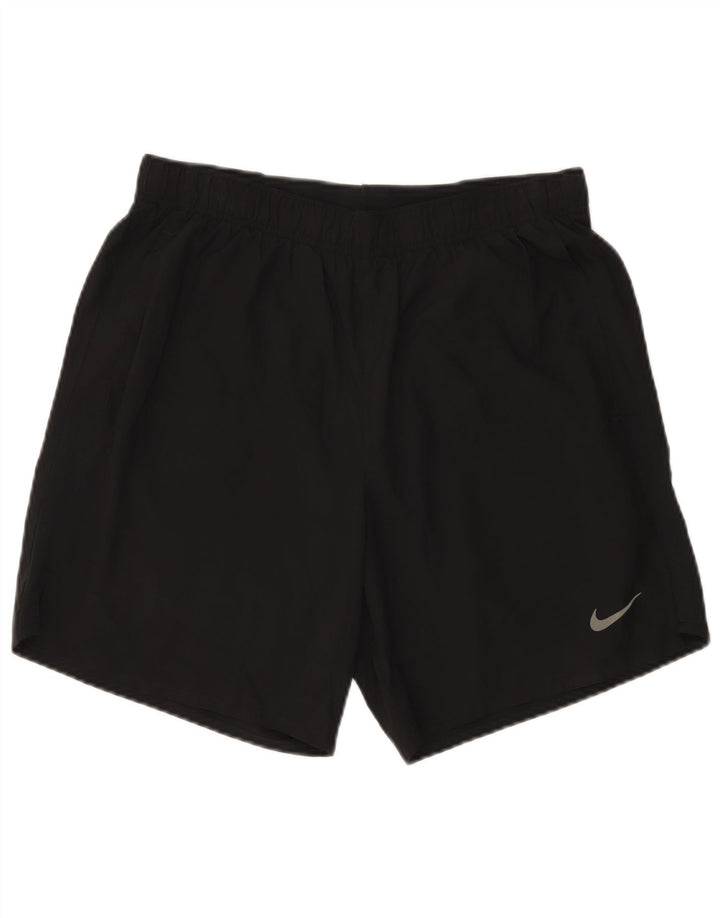Мужские спортивные шорты Nike Dri Fit, средний черный полиэстер