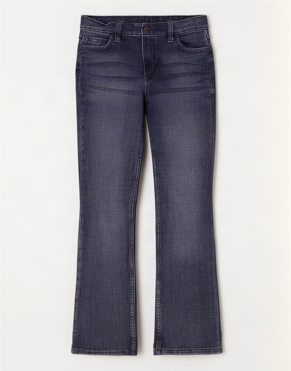 Джинсы Wrangler для девочек Bootcut 13–14 лет W26 L28 Темно-синие, хлопок