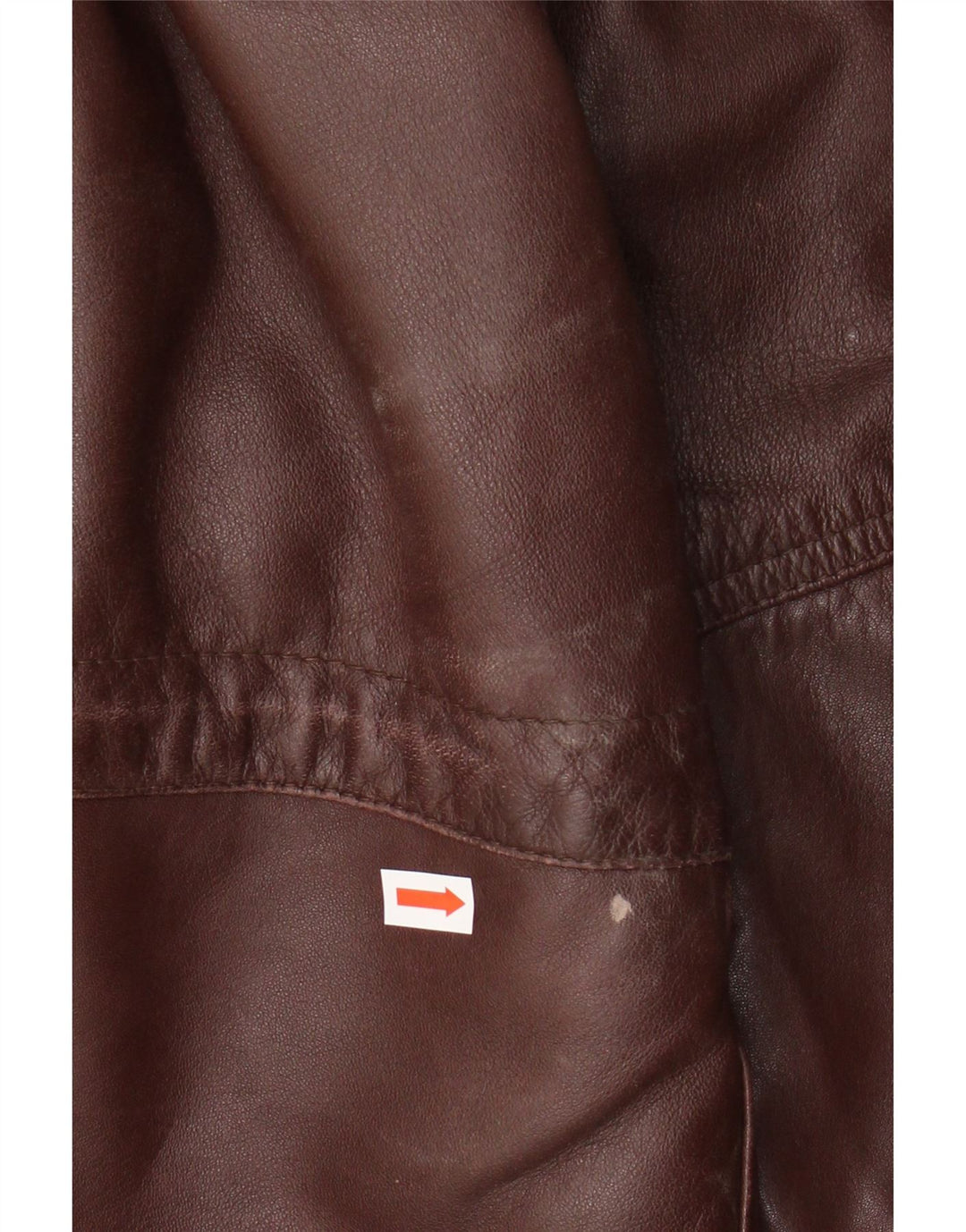 SARDAR Мужская кожаная куртка UK 42 XL Коричневая кожа