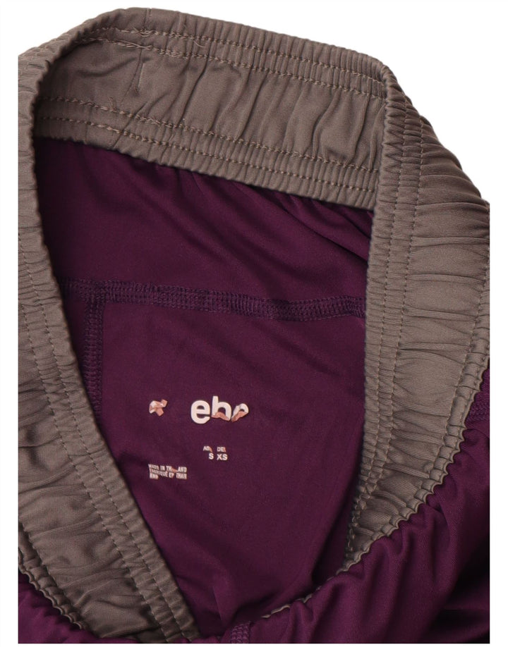 Спортивные шорты REEBOK для мальчиков 7–8 лет XS, фиолетовые, полиэстер с цветными блоками