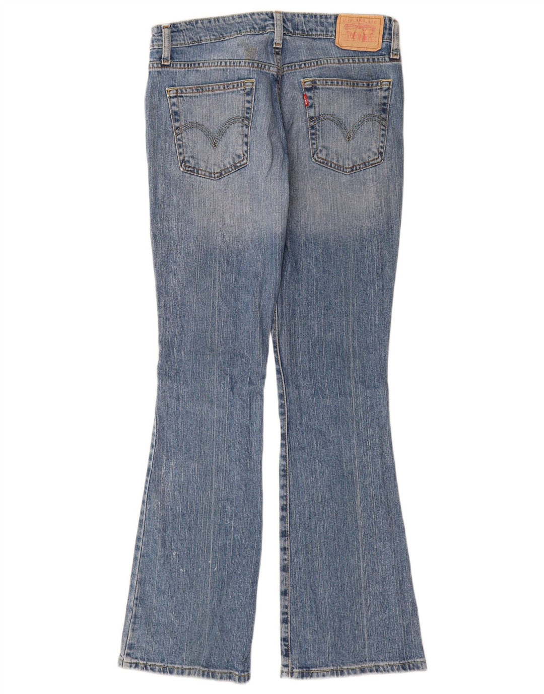 Женские джинсы Levi's 518 Super Low Bootcut W28 L32 синие, хлопок