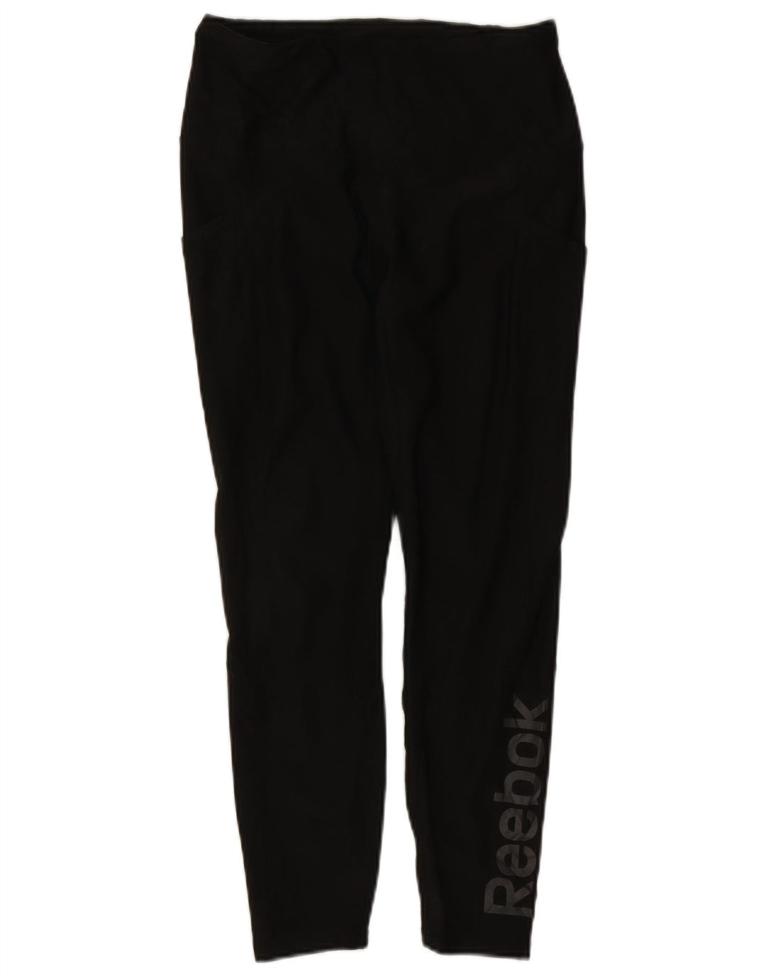 Женские леггинсы с рисунком Reebok UK 12, средние, черные