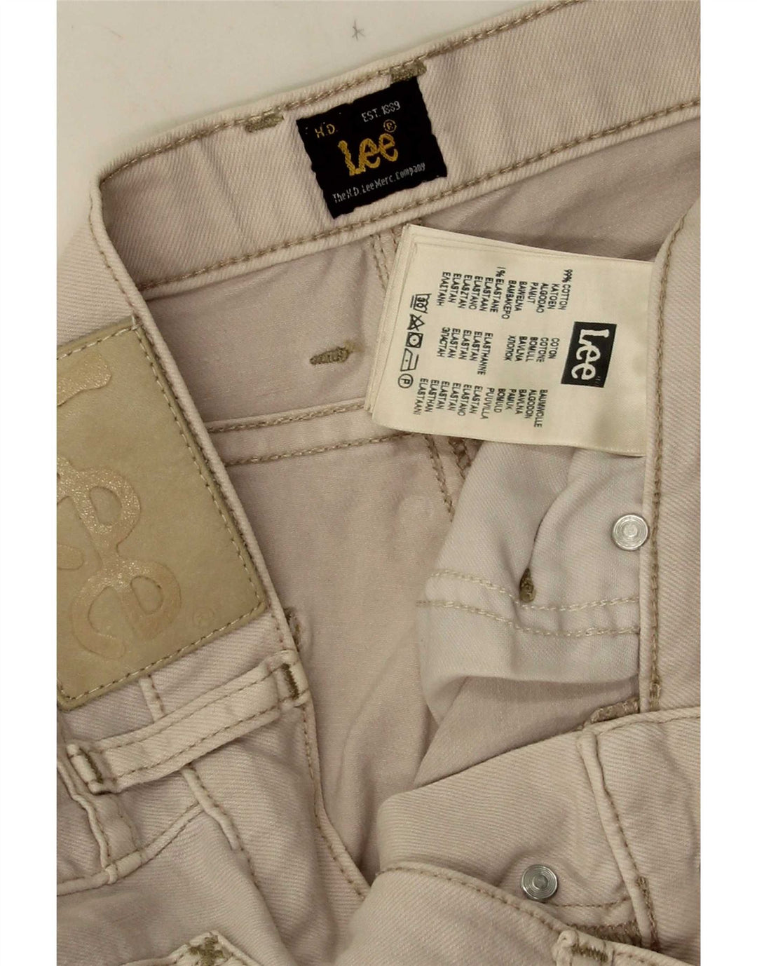 Мужские джинсовые шорты Lee W30 Medium Beige Cotton