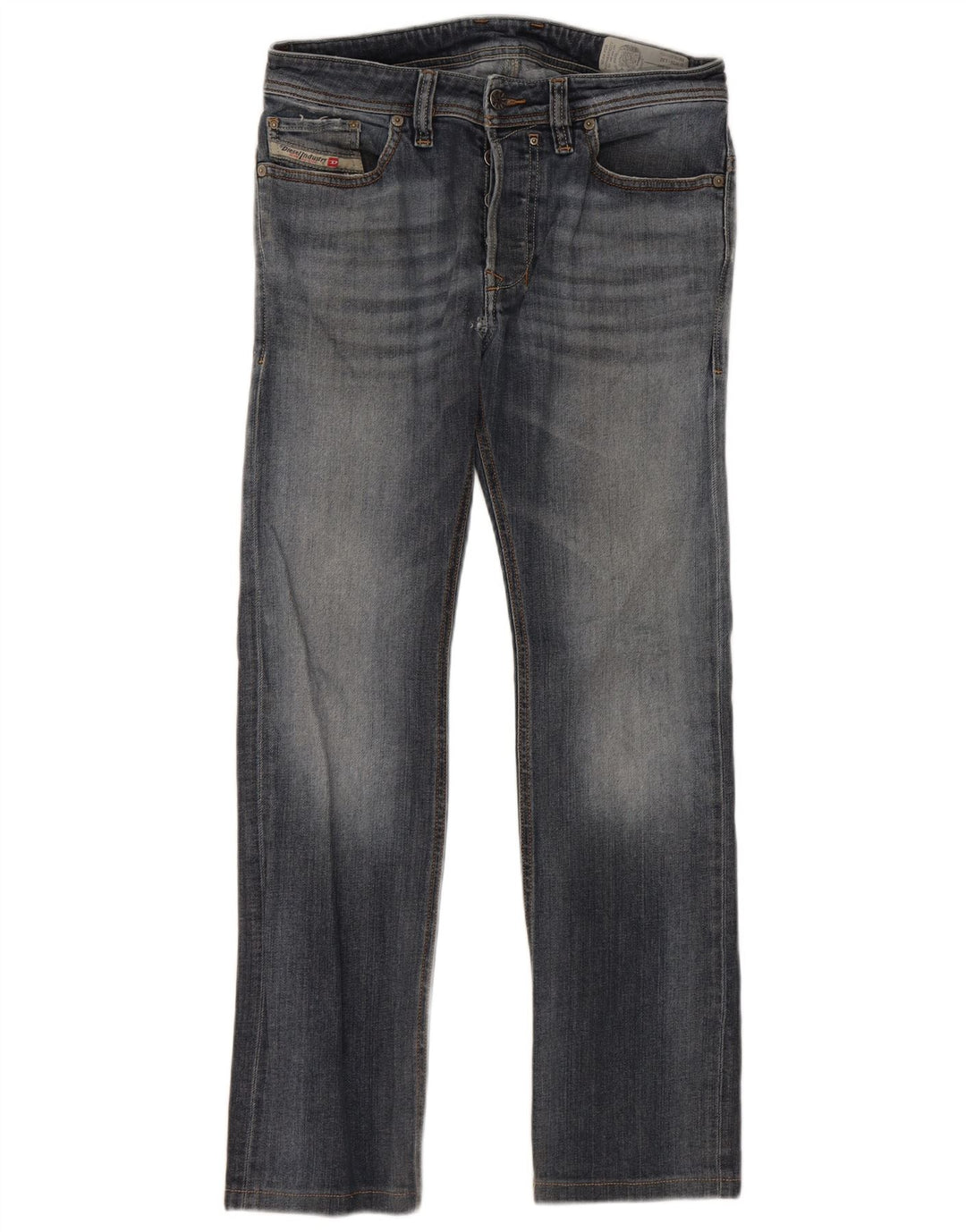 Мужские узкие джинсы Diesel W29 L28, синий хлопок
