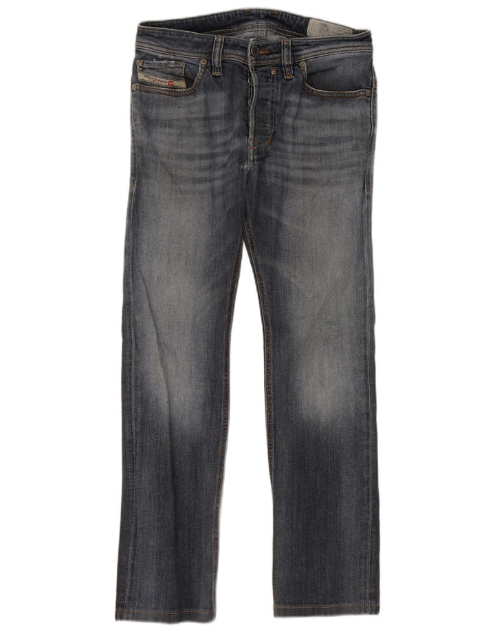 Мужские узкие джинсы Diesel W29 L28, синий хлопок