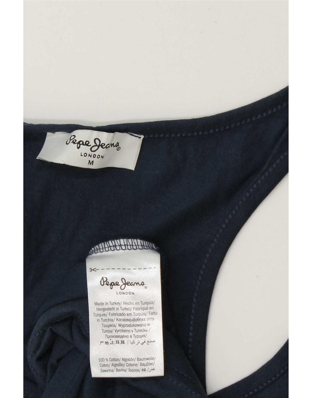 PEPE Jeans Мужской жилет с рисунком, средний темно-синий хлопок