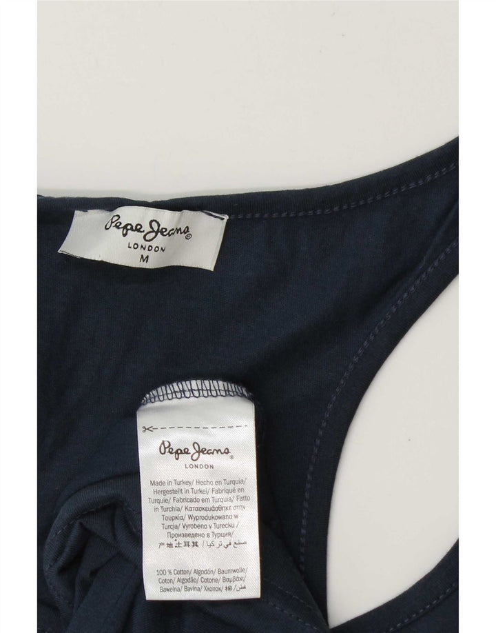 PEPE Jeans Мужской жилет с рисунком, средний темно-синий хлопок