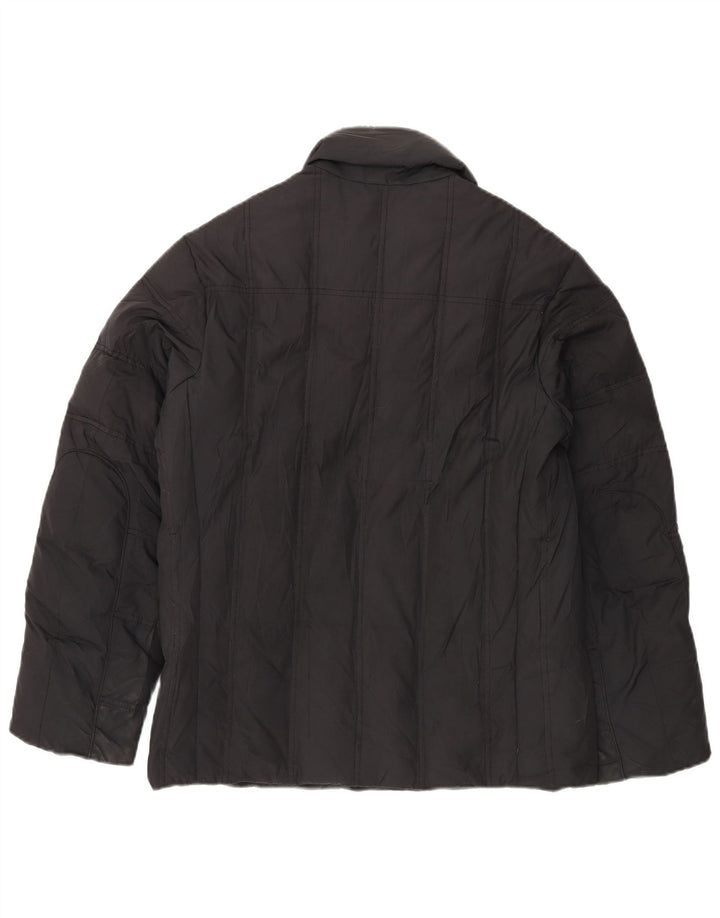 TRUSSARDI JEANS Мужская стеганая куртка IT 46 Маленькая Черная