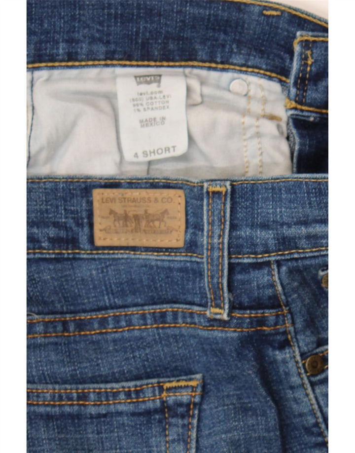 LEVI'S Womens 515 Bootcut Jeans US 4 Small W30 L27 Blue Cotton Vintage Levi's and Second-Hand Levi's from Messina Hembry 