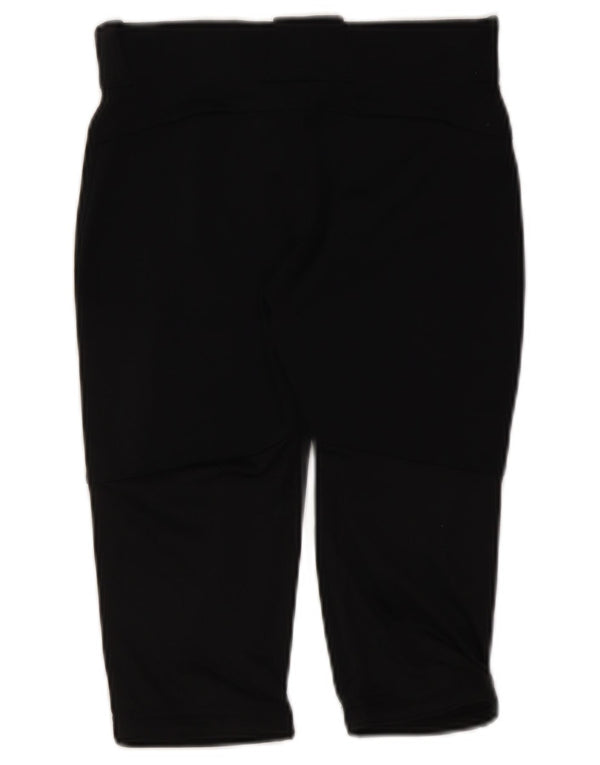 Nike Girls Straight Capri Trousers 8-9 Years Small W24 L14 Black Polyester