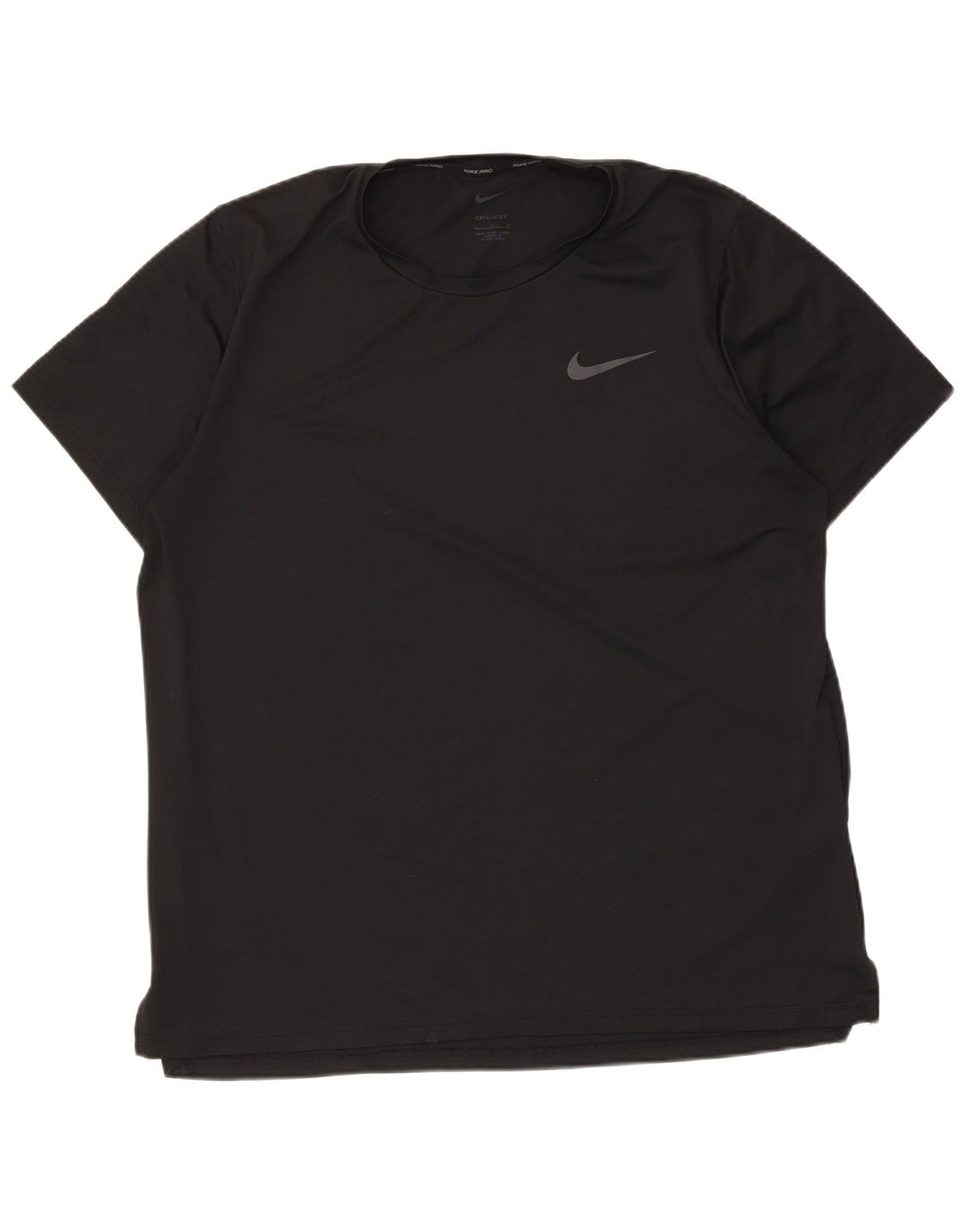 Мужская футболка Nike Dri Fit, большой черный полиэстер