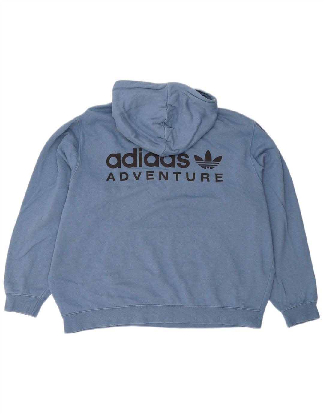 Мужской джемпер с капюшоном ADIDAS Adventure Graphic 2XL, синий хлопок