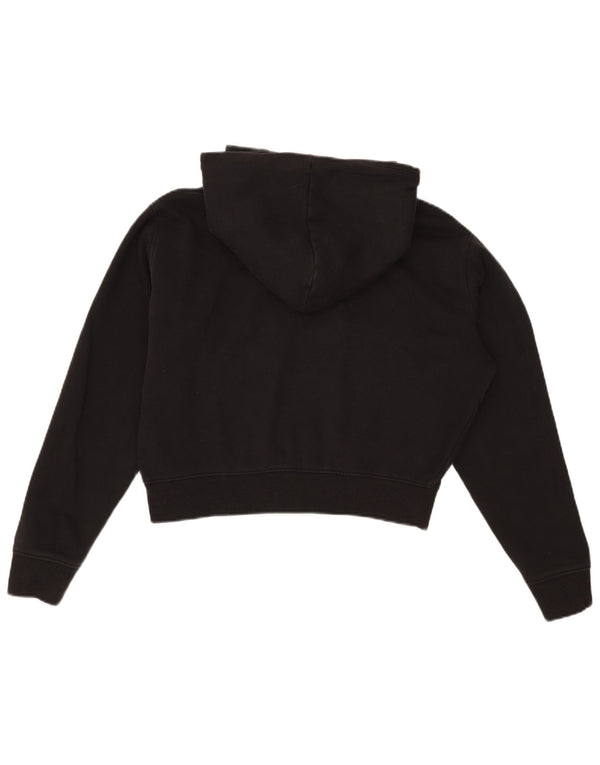 Женский укороченный джемпер с капюшоном с рисунком Tommy Hilfiger UK 10, маленький черный