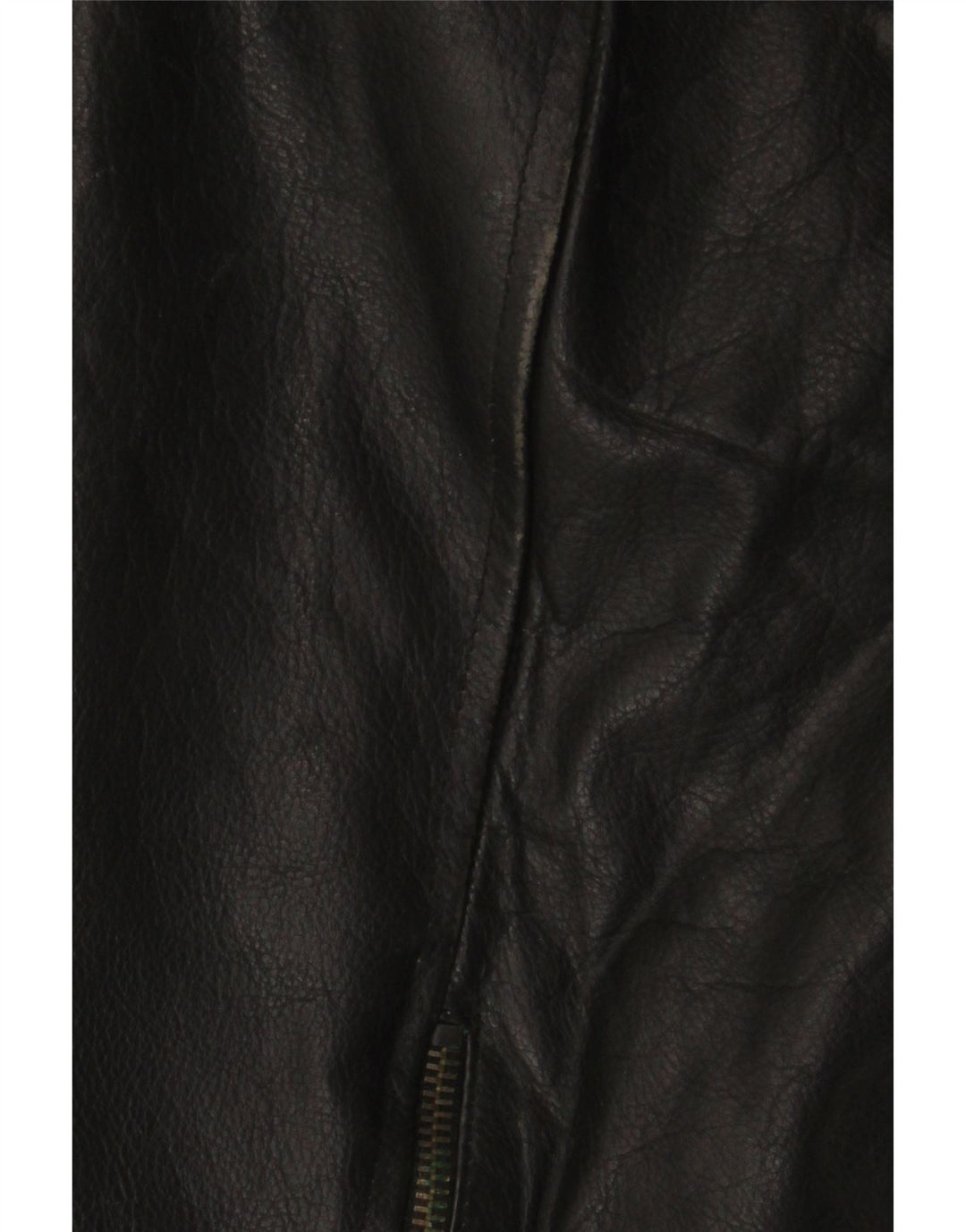 Vintage Mens Leather Jacket IT 56 3XL Black Leather