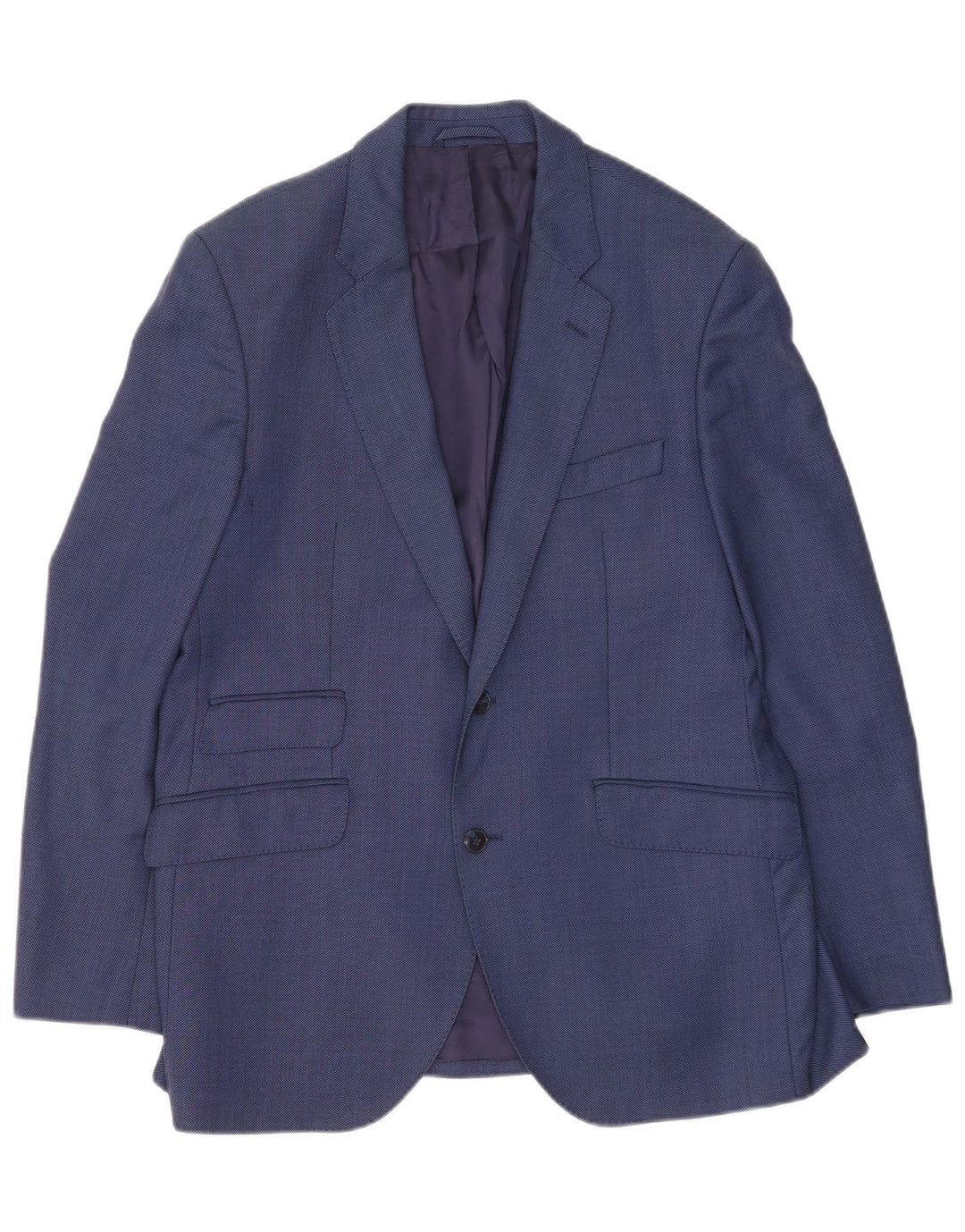 Мужской пиджак Hackett на 2 пуговицах, Великобритания, 42 XL, синяя шерсть