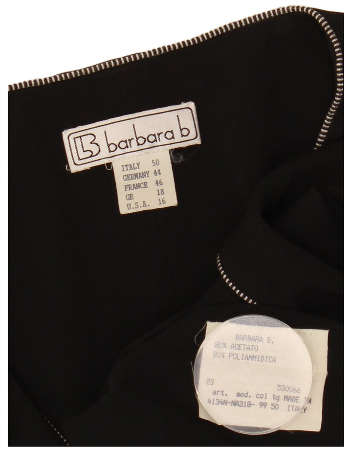 Женский кардиган BARBARA UK 18 XL, черный ацетат