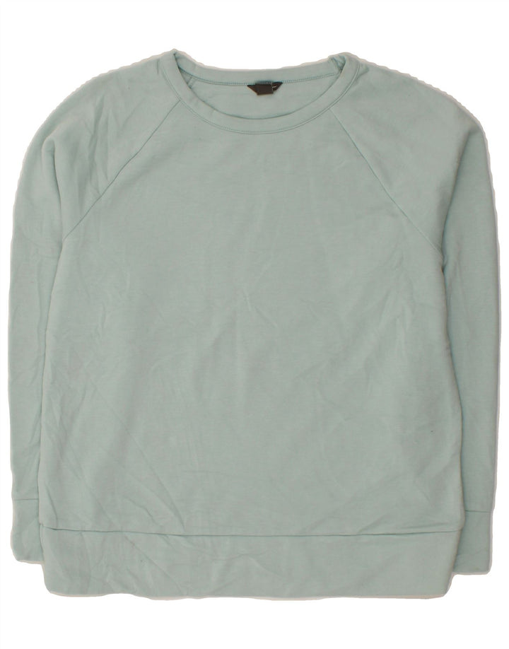 EDDIE BAUER Womens Oversized Sweatshirt Jumper UK 10 Small Blue Polyester Vintage Eddie Bauer and Second-Hand Eddie Bauer from Messina Hembry 