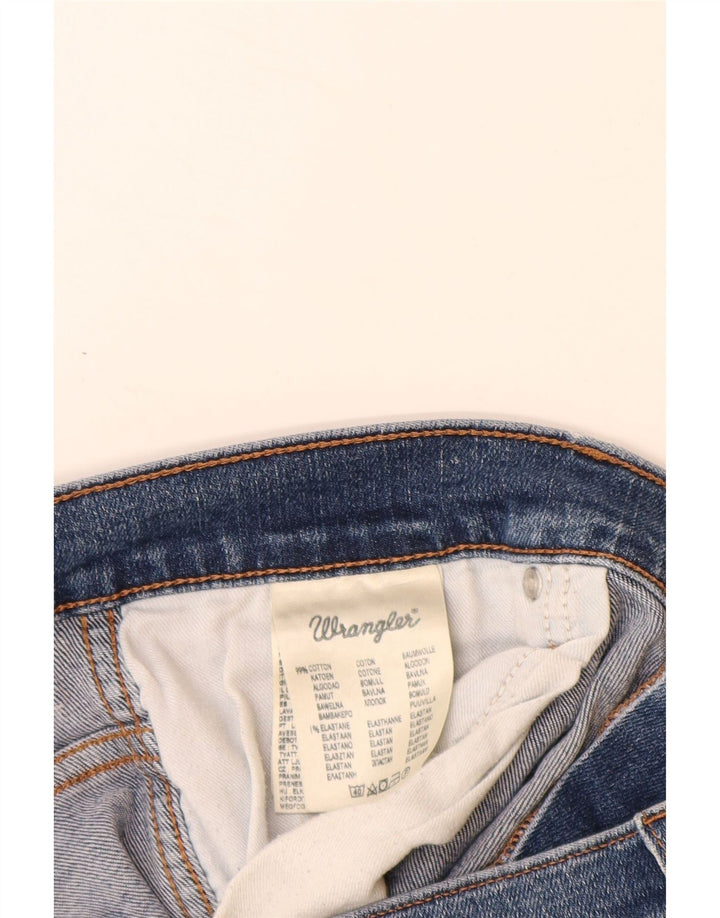 Женские прямые джинсы WRANGLER W36 L32, синий хлопок