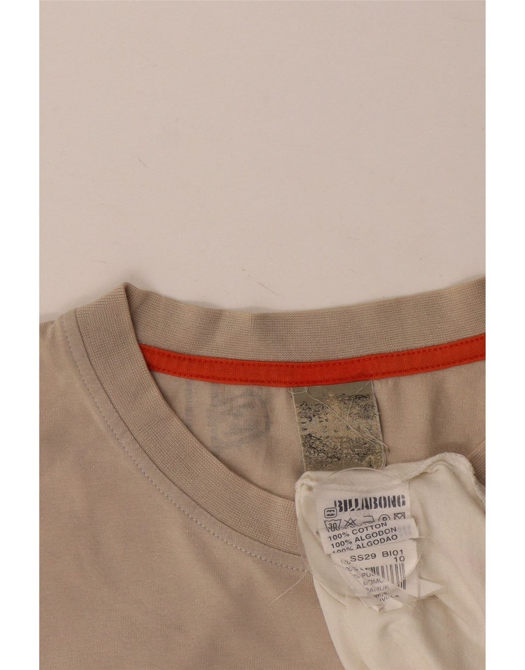 Мужская футболка BILLABONG с рисунком, XL, белая, хлопок с цветными блоками