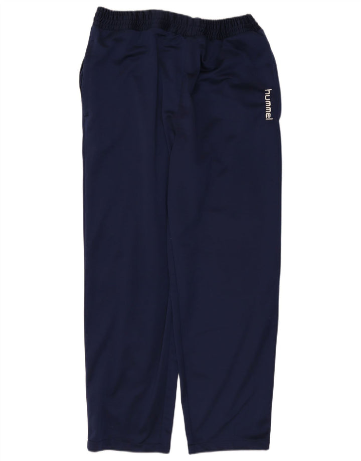 Мужские спортивные брюки Hummel XL темно-синие из полиэстера
